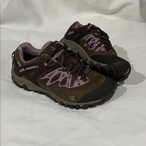 Merrell Women's Athletic Shoes - Olive and Lavender